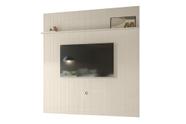 Painel Piso-Teto New Guaporé para TV até 75 com Prateleira Off White Liberty Móveis Painel Piso-Teto New Guaporé para TV até 75 com Prateleira Off White Liberty Móveis