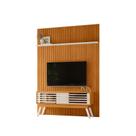 Painel Piso Teto New Interlagos com Rack Bancada Frizz 1.5 New Premium Cinamomo Off White - Madetec Painel Piso Teto New Interlagos com Rack Bancada Frizz 1.5 New Premium Cinamomo Off White - Madetec