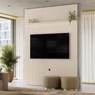 Painel Piso Teto New Interlagos Off White - Madetec Painel Piso Teto New Interlagos Off White - Madetec