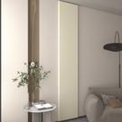 Painel Placa em Barra 100% MDF 250cm x 44,5cm Off White - Gelius