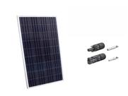 Painel Placa Solar 100 Wp e Conector MC4 Camping Home