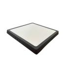 Painel Plafon 24W de Sobrepor Quadrado Preta Flat Led 3000K Painel Plafon 24W de Sobrepor Quadrado Preta Flat Led 3000K