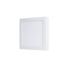 Painel Plafon de Led de 12w Luminária Quadrado de Sobrepor 6000k Branco Frio de 16 X 16 Cm Cristais de Luz