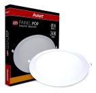 Painel Plafon Led 24w Redondo Embutir Branco Quen Gesso Teto