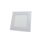 Painel Plafon LED 6w Quadrado Luminaria Embutir Branco Luz Quente Painel Plafon LED 6w Quadrado Luminaria Embutir Branco Luz Quente