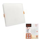 Painel Plafon Led Borda Infinita Black + Decker Quadrado 17W