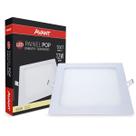 Painel Plafon Led Branco 12w Embutir Quadrado 17x17cm