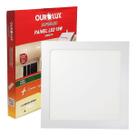 Painel Plafon Led Embutir 18W Quadrado Quente Ou Neutro