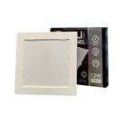 Painel Plafon Led Embutir Quadrado 12W 6500K (Branco Frio) 840L Bivolt Termo EcoPanel ALI-1PF001 ALI
