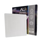 Painel Plafon Led Embutir Quadrado 24W 6500K (Branco Frio) 1680L Bivolt Termo EcoPanel ALI-1PF005 ALI