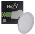 Painel Plafon Led Embutir Redondo 6W Frio 6500k - Branco Frio
