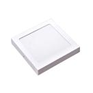 Painel Plafon LED Sobrepor Quad Luz Amarela 3000K 12W 17cm