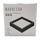 Painel Plafon Led Sobrepor Quadrado 28,3x28,3cm 24W 4000K Preto Bivolt - Nordecor - 4256 Painel Plafon Led Sobrepor Quadrado 28,3x28,3cm 24W 4000K Preto Bivolt - Nordecor - 4256