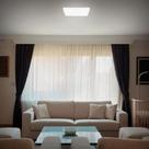 Painel Plafon Luminaria Sobrepor Led 30w 6500k Luz branca 40x40cm Avant