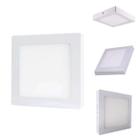 Painel Plafon Quadrado Luminária Led Sobrepor 18w Bivolt 6500k