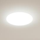 Painel Plafon Redondo Sobrepor 24W Borda Infinita 6500K Branco
