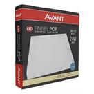 Painel Plafon Sobrepor Quadrado 29x29 Avant 24w Branco 3000k