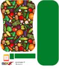 Painel Porta Marmita Lancheira Legumes - Sintético Doll Estampado