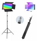 Painel Pro Led 800 Rgb Bicolor Com Tripé Iluminação 1,90m