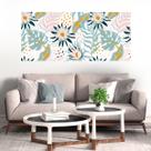 Painel Quadro Adesivo - Floral exotico