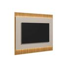 Painel Quarto p/ TV até 70 Pol São Paulo 180x148cm Tauari/Off White Fosco - Linea Brasil