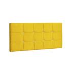 Painel Queen Strass Jordania 160 CM material sintético Amarelo - D A Decor