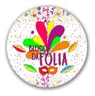 Painel Redondo Carnaval Decorativo Com Elastico 50cm X 50cm Painel Redondo Carnaval Decorativo Com Elastico 50cm X 50cm