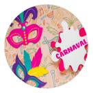 Painel Redondo Carnaval Decorativo Com Elastico 50cm X 50cm Painel Redondo Carnaval Decorativo Com Elastico 50cm X 50cm
