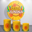 Painel Redondo E Capas De Cilindro Sublimados Festa Junina Painel Redondo E Capas De Cilindro Sublimados Festa Junina