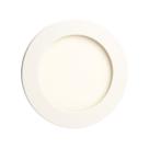 Painel Redondo Embutir LED Luz Fria Forte 6500k 6W Bivolt Economia