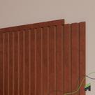 Painel Ripado Cabeceira Quarto Cama Casal - Urban Bronze Painel Ripado Cabeceira Quarto Cama Casal - Urban Bronze