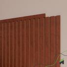 Painel Ripado Cabeceira Quarto Cama King - Urban Bronze Painel Ripado Cabeceira Quarto Cama King - Urban Bronze