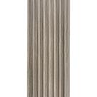 Painel Ripado Cor: Cinza Medieval de uso Interno em WPC Slim 2,90m x 17cm (0,493m²)