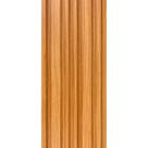 Painel Ripado Cor: Freijó de uso Interno em WPC Double 2,90m x 18cm (0,522m²)