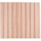 Painel Ripado de madeira MDF 270cmx1,5cmx6cmmarfim