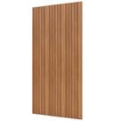 Painel Ripado de Madeira Para Sala Quarto 134x183cm Bairon D03 Freijó - Lyam Decor