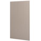 Painel Ripado de Madeira Para Sala Quarto 134x250cm Bairon D03 Fendi - Lyam Decor