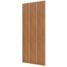 Painel Ripado de Madeira Para Sala Quarto 134x250cm Bairon D03 Freijó - Lyam Decor