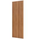 Painel Ripado de Madeira Para Sala Quarto 89x183cm Bairon D03 Freijó - Lyam Decor