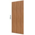 Painel Ripado Em Mdf 134x250 Cm Freijó Pa75jj Dalla Costa Painel Ripado Em Mdf 134x250 Cm Freijó Pa75jj Dalla Costa