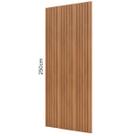 Painel Ripado em MDF 134x250 cm Freijó PA75JJ Dalla Costa