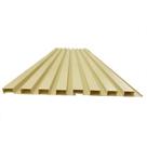 Painel Ripado em Placa 100x0,15cm (10,5m²) Pvc + 20 Cantoneiras