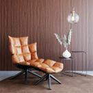 Painel Ripado em Placa 10,5 x 270cm (1,40m²) MDF Marrom/Imbuia Painel Ripado em Placa 10,5 x 270cm (1,40m²) MDF Marrom/Imbuia