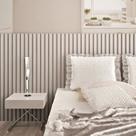 Painel Ripado em Placa 12,22cmx285cm (0,34m²) WPC