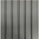 Painel Ripado em Placa 12,22x285cm (6,95m²) WPC Cinza/Gray Painel Ripado em Placa 12,22x285cm (6,95m²) WPC Cinza/Gray
