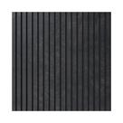 Painel Ripado Eva Laminado Autocolante 10cm Urban Black Metro
