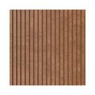 Painel Ripado Eva Laminado Autocolante 10cm Urban Metro M² Bronze Com Textura Amadeirado