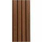 Painel Ripado Externo em Placa 21,9x290cm (9,52m²) WPC Amarelo/Teak B Casa Grassi Painel Ripado Externo em Placa 21,9x290cm (9,52m²) WPC Amarelo/Teak B Casa Grassi