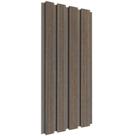 Painel Ripado Externo WPC EspaçoWall Teka Natural 21,9cm x 290cm