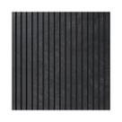 Painel Ripado Laminado EVA Autocolante 10cm Linha Urban Black Valor Do Metro